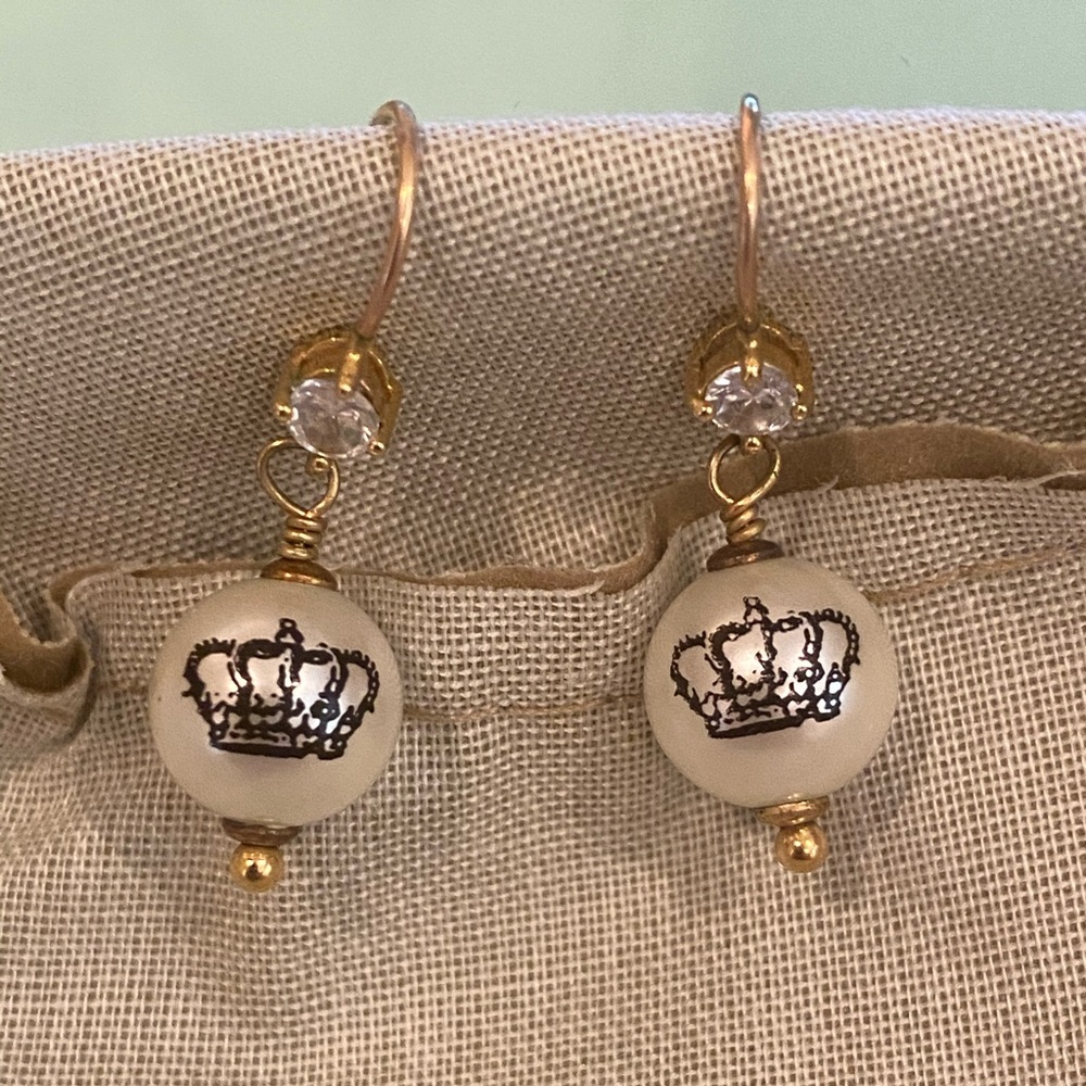 Juicy couture Pearl drop earrings
